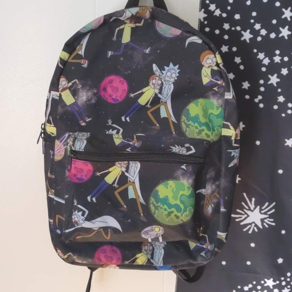 Rick and Morty Bookbag